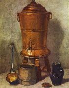 Jean Simeon Chardin Der Wasserbehalter oil